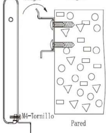 M4-Tornillo Pared