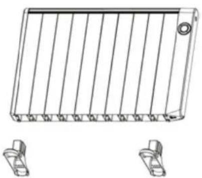 Orbegozo RRW 1805 - How to install the feet: - 1