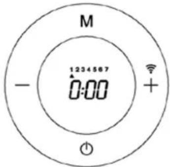 Orbegozo RRW 1305 - Como programar o dia da semana e a hora atuais: - 1