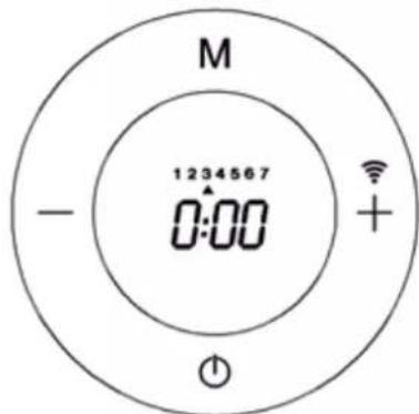 Orbegozo RRW 1305 - How to programme the current day of the week and time: - 2