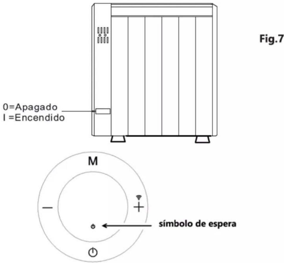 Orbegozo RRW 1305 - Encender el radiador: - 1
