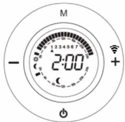 M - 2:00 + -