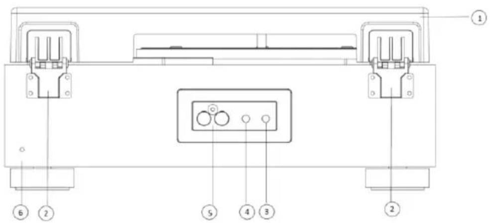 LENCO MC-160WD - ACHTERKANT: - 1