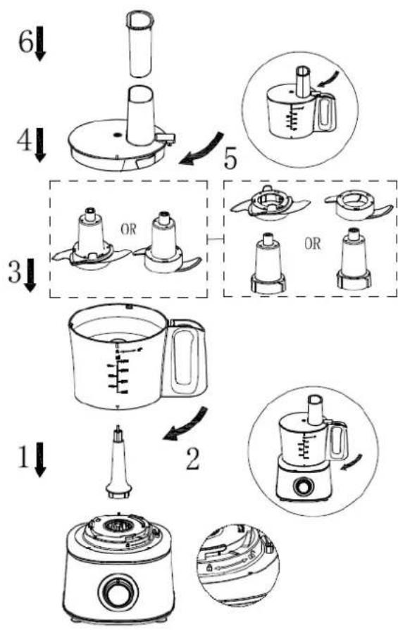 Emerio FP-130587.1 - UTILISATION DE LA LAME DE COUTEAU - 1