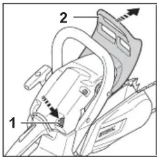 STIHL MS 182 - Motor auf das Starten vorbereiten - 1
