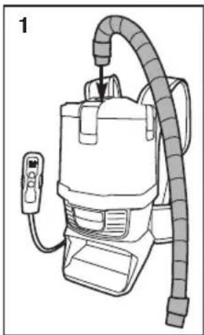 Sanitaire TRANSPORT Cordless SC580A - How to assemble and use - 1