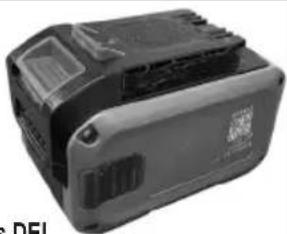 Sanitaire TRANSPORT Cordless SC580A - Chargement de la pile - 1