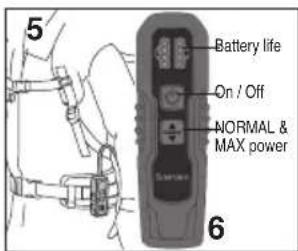 Sanitaire TRANSPORT Cordless SC580A - How to assemble and use - 3