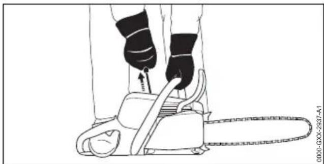 STIHL MS 162 - Motor starten - 3