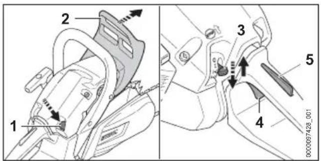 STIHL MS 162 - Motor starten - 1