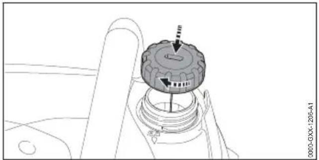 STIHL MS 162 - Ravitaillement en huile adhé- sive pour chaînes - 2
