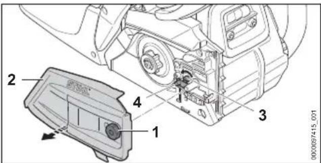 STIHL MS 162 - Zaagblad en zaagketting monteren - 1