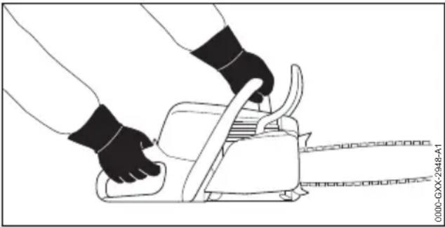 STIHL MS 162 - Motorsäge halten und führen - 1