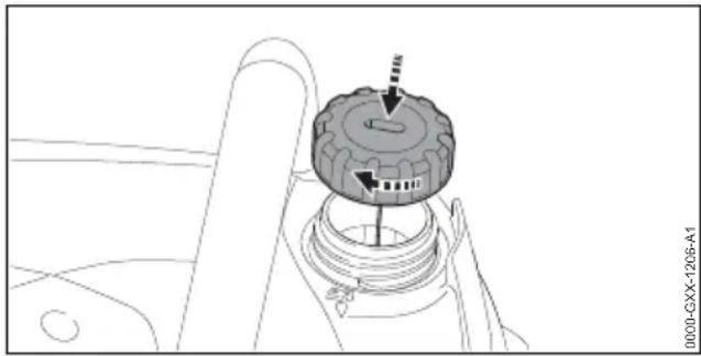 STIHL MS 162 - Sägeketten-Haftöl einfüllen - 2