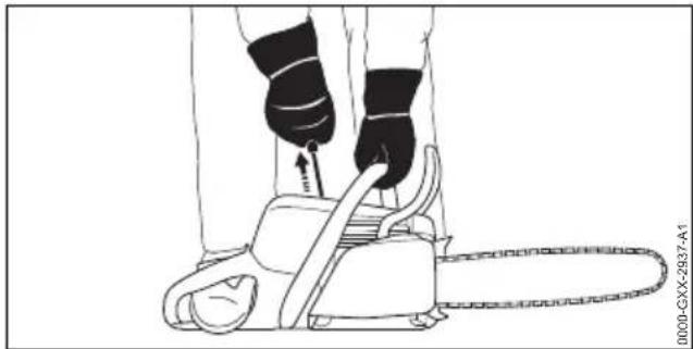 STIHL MS 162 - Motor starten - 3