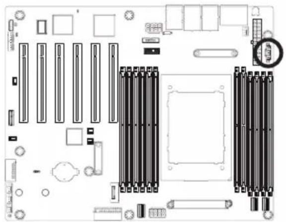 GIGABYTE ME03-CE0 - 7) PMBUS1 (PMBus Connector) - 1