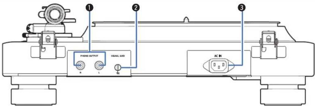 DENON DP-3000NE - Arrière - 1