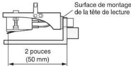 DENON DP-3000NE - Ajustez le surplomb, puis fixez solidement la cellule à la tete de lecture. - 1