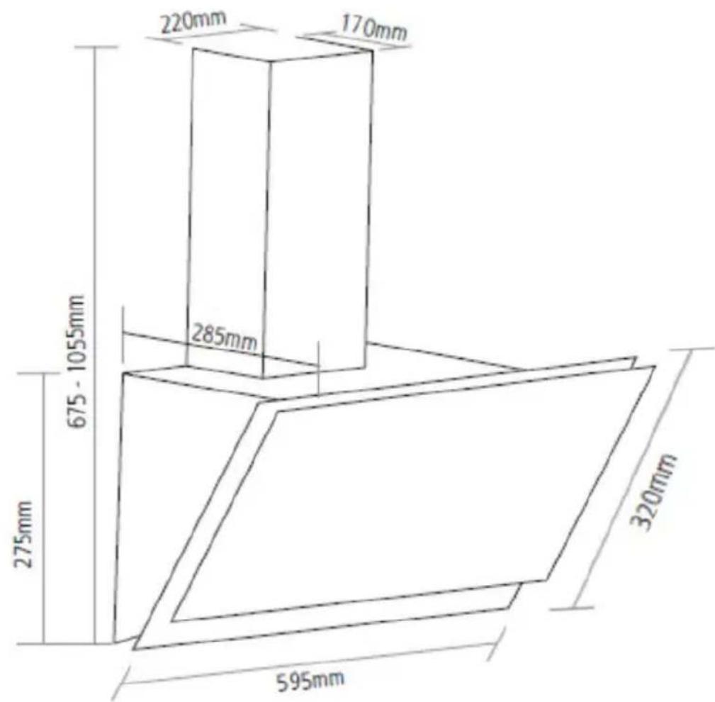 AYA AHD60PERI - Installation drawing(Line Drawing) - 1