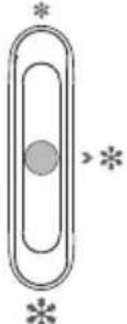 VEDETTE VFC301BRFW - Temperature setting of the Freezer Compartment The freezer temperature setting slider - 4