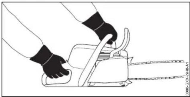 STIHL MS 212 - Prise en mains et utilisation de la tronçonneuse - 1