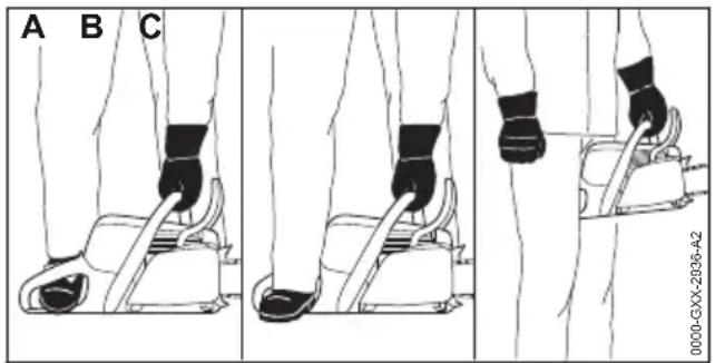 STIHL MS 212 - Mise en route du moteur - 2