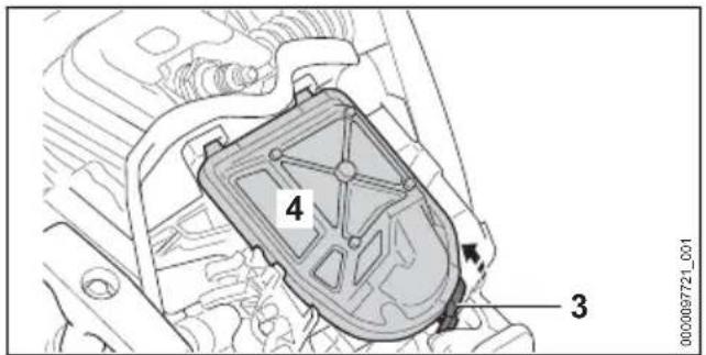 STIHL MS 212 - Luftfilter reinigen - 2