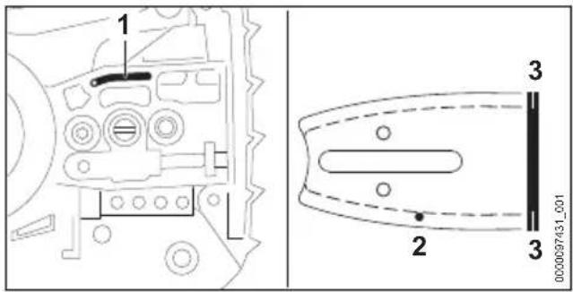 STIHL MS 212 - Nettoyage du guide-chaine et de la chaine - 1