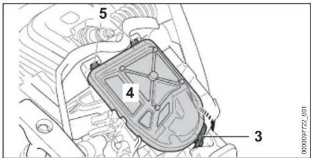 STIHL MS 212 - Nettoyage du filtré à air - 3