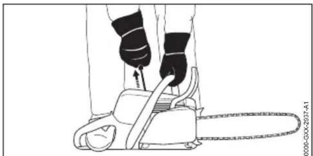 STIHL MS 212 - Motor auf das StartenVBoreiten - 4