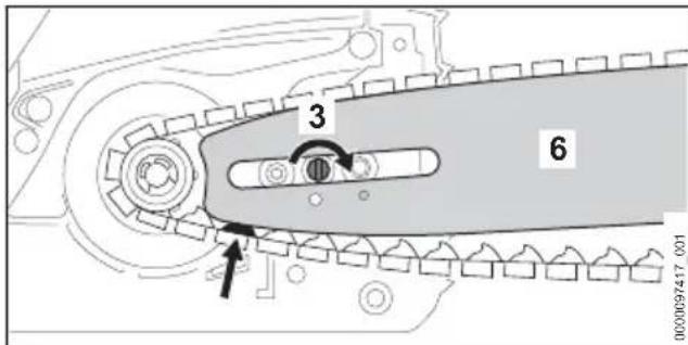 STIHL MS 212 - italiano 6 Assemblaggio della motosega - 3