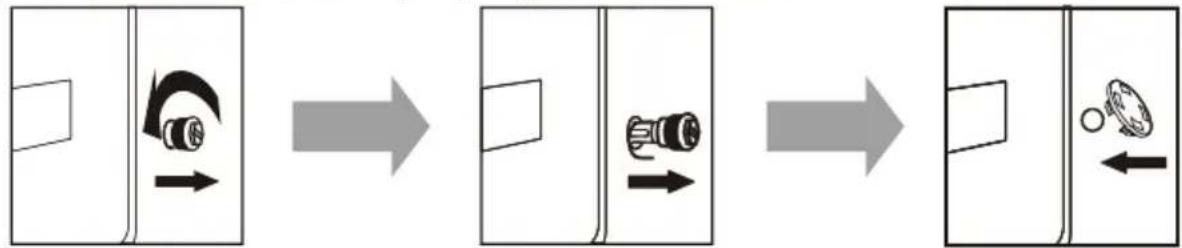SIGNATURE SLF7140ATBV - ■ Remove transit bolts - 1