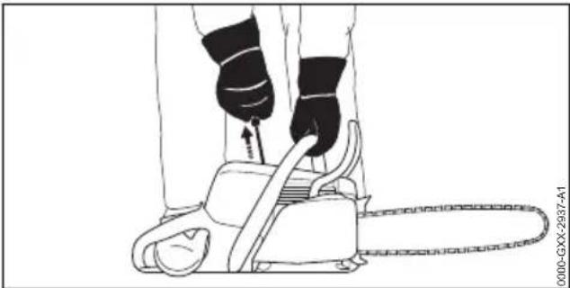 STIHL MS 172 - Preparazione del motore all'avviamento - 3