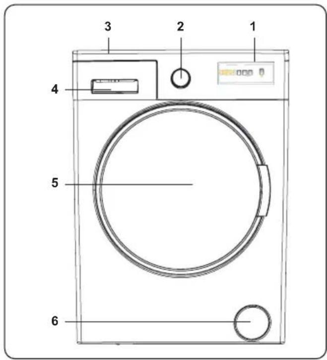 WINIA WVD-A08T1KK14B - CARACTÉRISTIQUES TECHNIQUES - 1