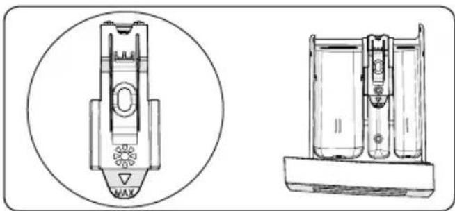WINIA WVD-A08T1KK14B - Compartiments - 2