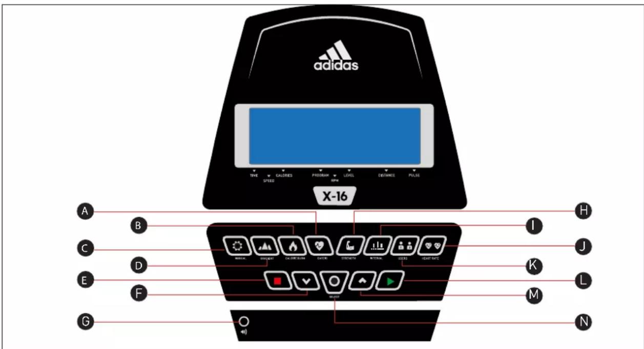 ADIDAS X-16 - 用户程序 - 1