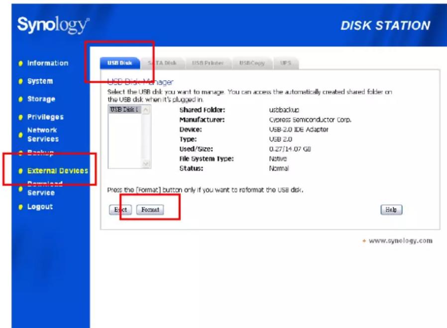 SYNOLOGY DiskStation DS-101j - Sauvegarde locale - 1