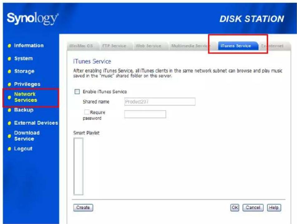 SYNOLOGY DiskStation DS-101j - Service iTunes - 1