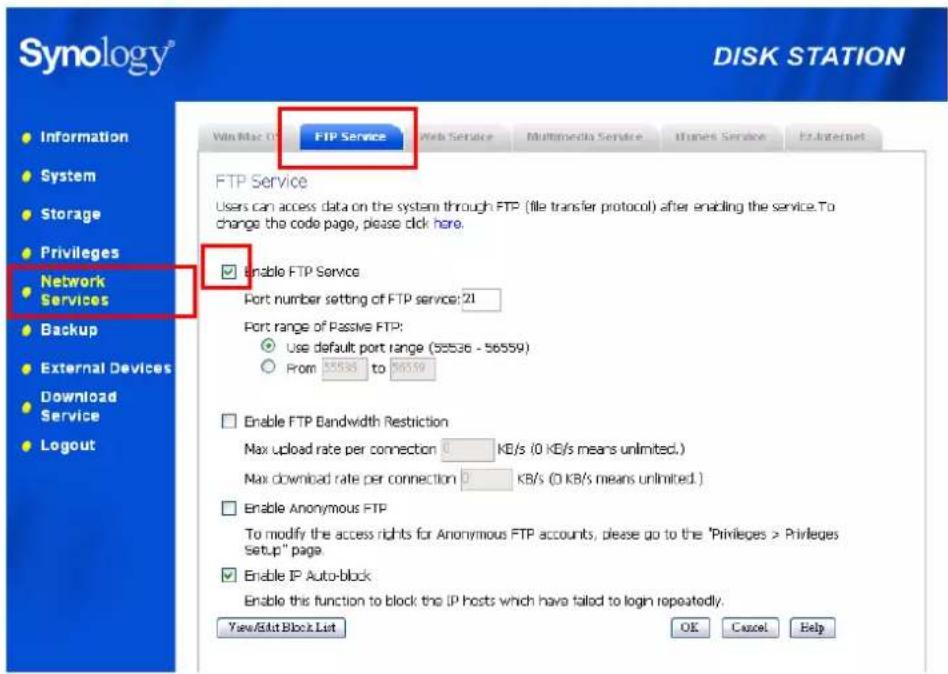 SYNOLOGY DiskStation DS-101j - Par FTP - 1