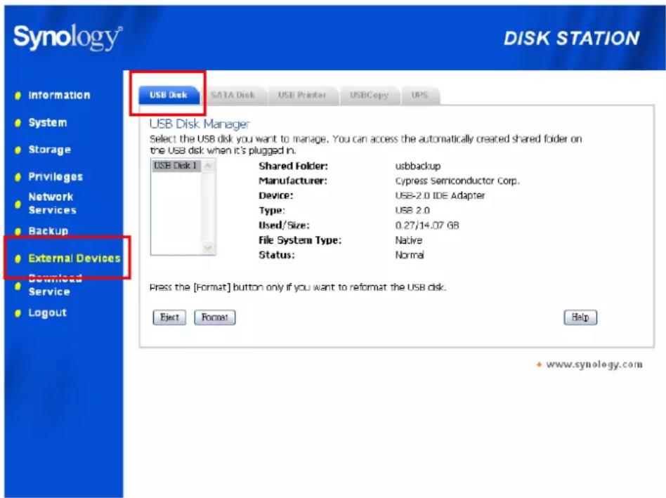 SYNOLOGY DiskStation DS-101j - Disque dur externe USB - 1
