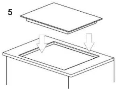 AMICA KMI 751 100 C - Do not install the appliance without the foam gasket. - 1