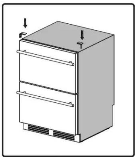 Zephyr Presrv PRRD24C2AP - Installing the Anti-tip Bracket - 1