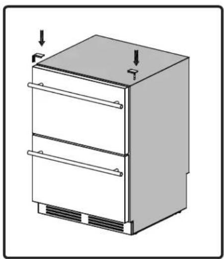 Zephyr Presrv PRRD24C2AP - Installation du support anti-basculement - 1