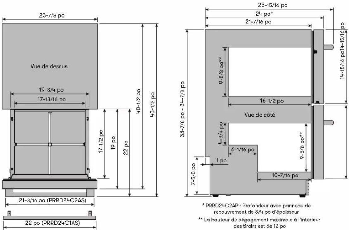 Zephyr Presrv PRRD24C2AP - Identification des pièces - 3