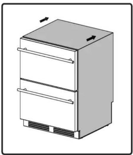 Zephyr Presrv PRRD24C2AP - Installing the Anti-tip Bracket - 2
