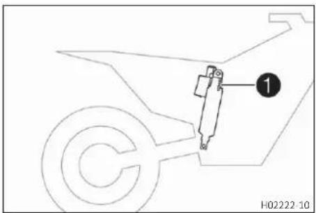 GAS GAS ES 350 (2024) - Référence de l'amortisseur - 1