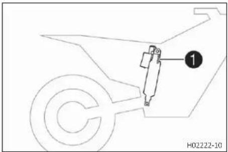 GAS GAS EC 500F (2024) - Référence de l'amortisseur - 1