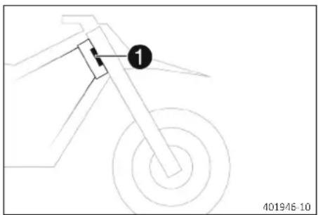 GAS GAS EX 250 (2024) - Étiquette de tête de direction - 1