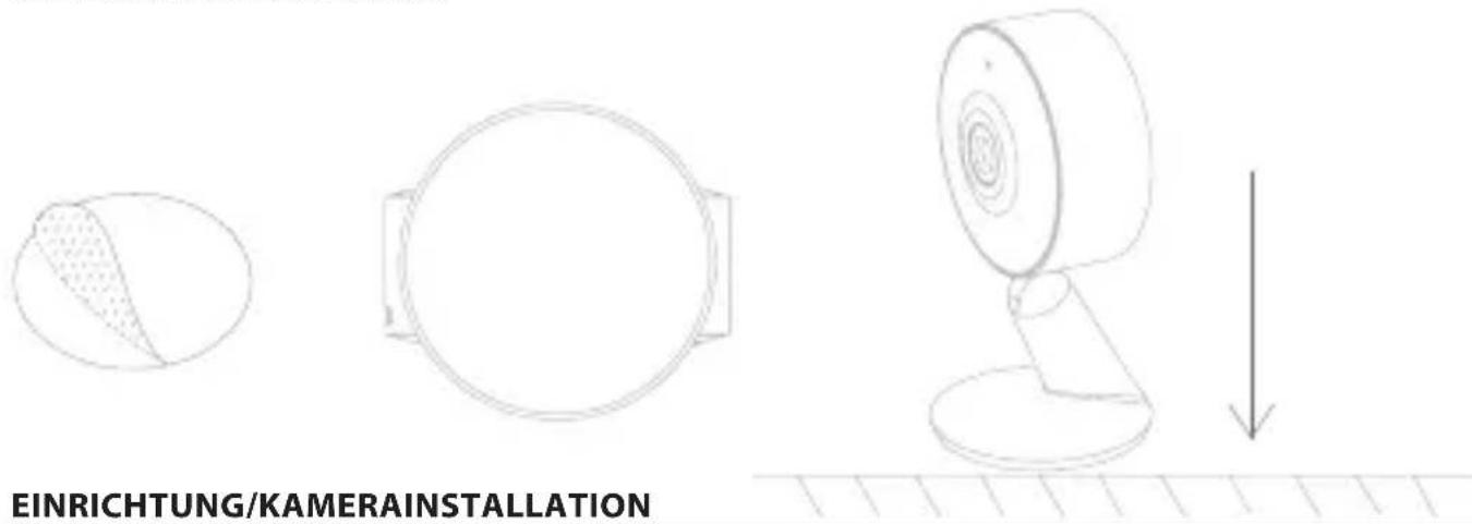 EINRICHTUNG/KAMERAINSTALLATION