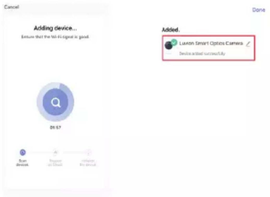 Luvion Smart Optics Mini - VERBINDUNG MIT DER APP - 6